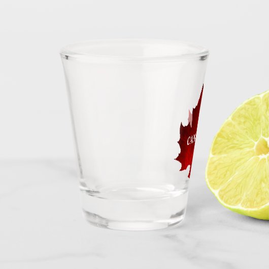 CANADA Rode esdoorn blad Shot Glas (Links)