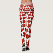 CANADA Rode esdoornblad Leggings (Achterkant)