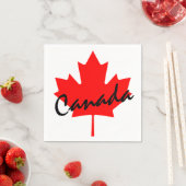 Canada Rode Esdoornblad Servetten (Insitu)