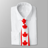 Canada Rode Esdoornblad Stropdas (Gebonden)