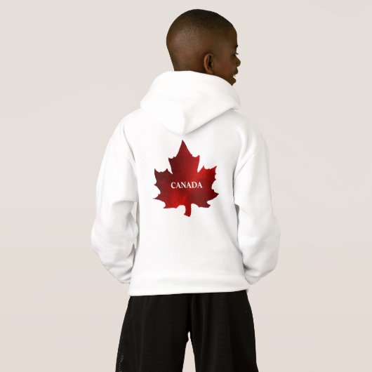CANADA Rode Maple Leaf Hoodie (Achterkant volledig)