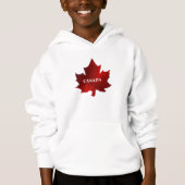 CANADA Rode Maple Leaf Hoodie (Voorkant)