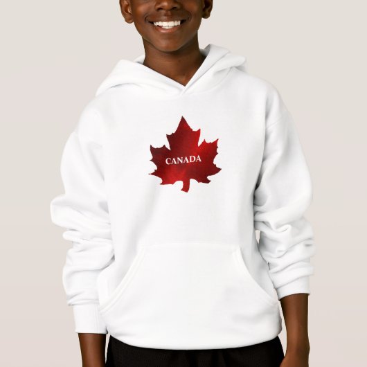 CANADA Rode Maple Leaf Hoodie (Voorkant)
