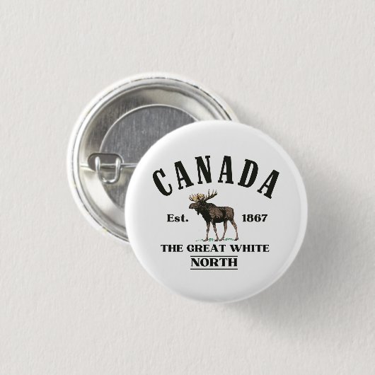 Canada Ronde Button 3,2 Cm (Voorkant /achterkant)