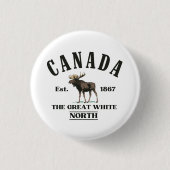 Canada Ronde Button 3,2 Cm (Voorkant)