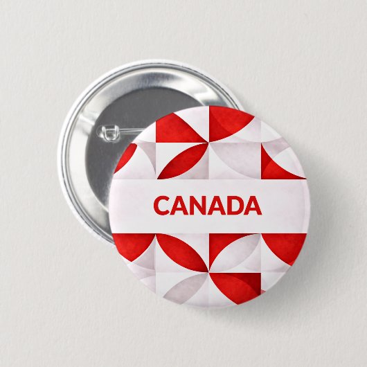 Canada Ronde Button 5,7 Cm (Voorkant /achterkant)