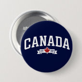 Canada Ronde Button 7,6 Cm (Voorkant /achterkant)