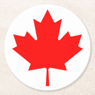 Canada Ronde Kartonnen Onderzetter