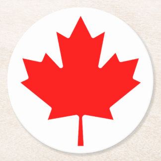 Canada Ronde Kartonnen Onderzetter