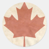 CANADA RONDE STICKER (Voorkant)