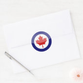 Canada Ronde Sticker (Envelop)