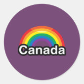 CANADA RONDE STICKER (Voorkant)