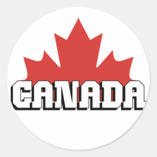 Canada Ronde Sticker