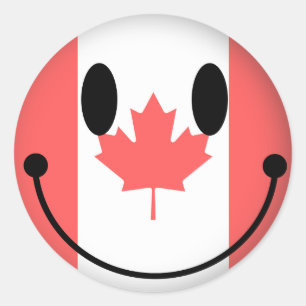 Canada Ronde Sticker