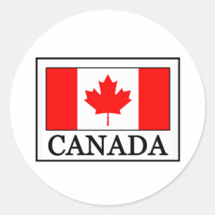 Canada Ronde Sticker
