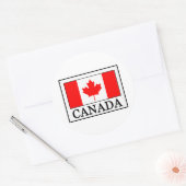Canada Ronde Sticker (Envelop)
