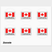 Canada Ronde Sticker (Vel)