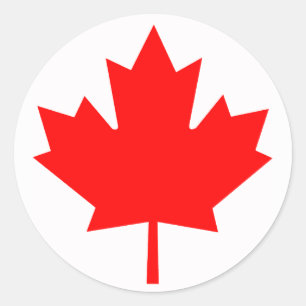 Canada Ronde Sticker