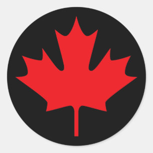 Canada Ronde Sticker