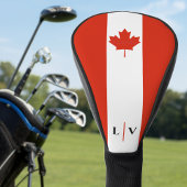 Canada Rood & Wit Canadese Initialen Golfheadcover