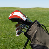 Canada Rood & Wit Canadese Initialen Golfheadcover (Insitu)