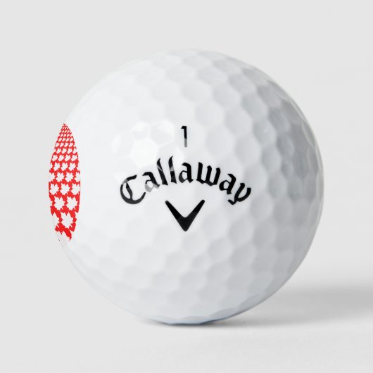 CANADA Rood & Wit Maple Leafs Golf Ballen (Logo)