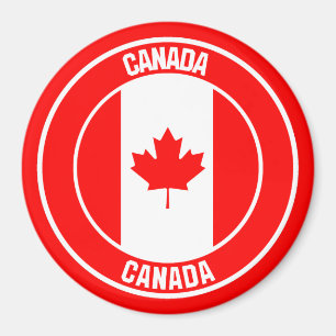 Canada Round Emblem Magneet