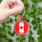 Canada Round Emblem Sleutelhanger (Hand)