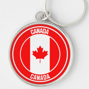 Canada Round Emblem Sleutelhanger