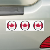 Canada Roundel-kwaliteitsvlag Bumpersticker (Op auto)