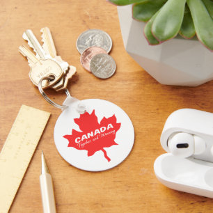 Canada samen en winnen sleutelhanger