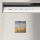 Canada, Saskatchewan, Craik: Hooibalen / Herfst Magneet (Insitu (Vaatwasser))