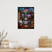 Canada Schedel Art Print | Staat van Geest (Keuken)