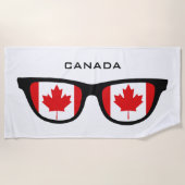CANADA Shades aangepaste badhanddoek (Voorkant)