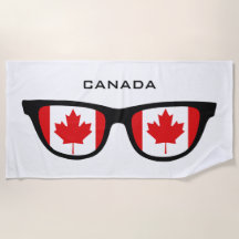 CANADA Shades aangepaste badhanddoek