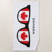 CANADA Shades aangepaste badhanddoek (Voorkant)