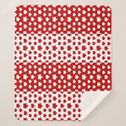 Canada Sherpa Blankets Blankets Blankets Deken (Voorkant)