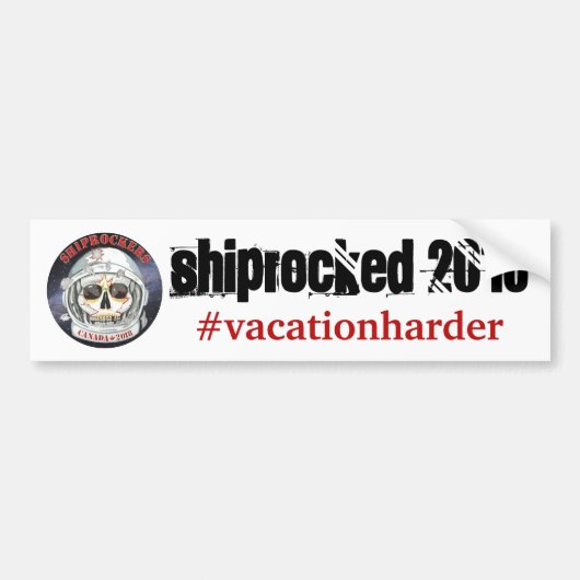 Canada Shiprockers 2018 Bumpersticker (Voorkant)