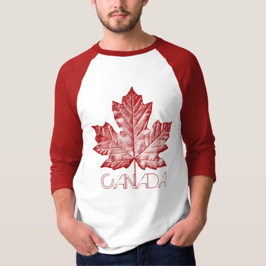 Canada Shirt Cool Custom Baseball Shirten (Voorkant)