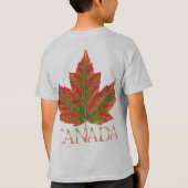 Canada Shirt Kind najaar Canada Maple Leaf Shirt (Achterkant)