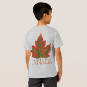 Canada Shirt Kind najaar Canada Maple Leaf Shirt (Achterkant volledig)