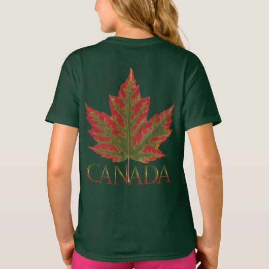 Canada Shirt Kind najaar Canada Maple Leaf Shirt (Achterkant)