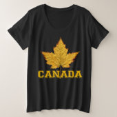 Canada Shirt Mannen Canada Souvenir Shirten (Design voorkant)