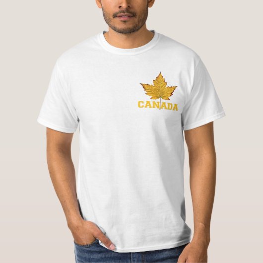 Canada Shirt Mannen Canada Souvenir Shirten (Voorkant)