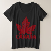 Canada Shirt Plus Grootte T-shirts Cool Canada Shi (Design voorkant)