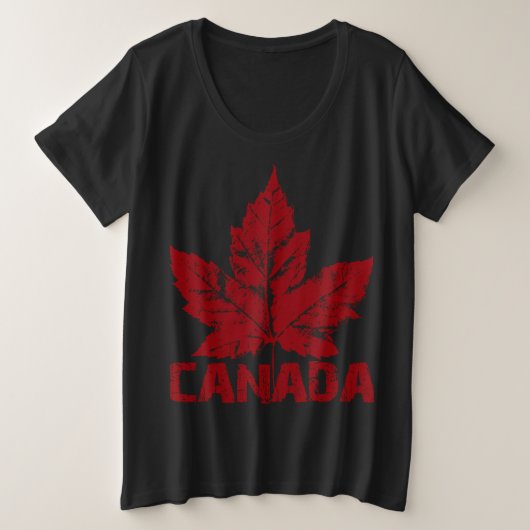 Canada Shirt Plus Grootte T-shirts Cool Canada Shi (Design voorkant)