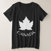 Canada Shirt Plus Grootte T-shirts op maat (Design voorkant)