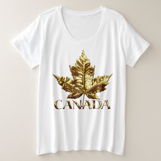 Canada Shirt Plus Size Canada T-shirts (Design voorkant)