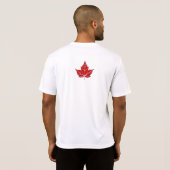Canada Shirten Happy Canada Day T-shirts (Achterkant volledig)