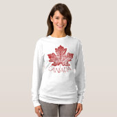 Canada Shirten Women's Canada Souvenir Shirten T-shirt (Voorkant volledig)